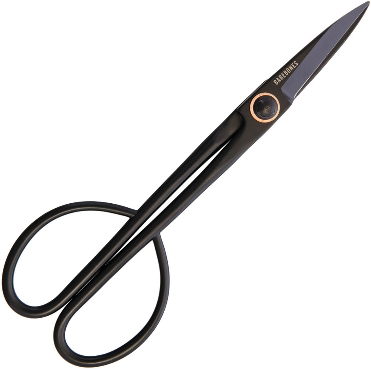 BareBones Living Artisan Trimming Shears, 2" Black Stainless Blades, , Black Stainless Handles 1 BareBones Living Artisan Trimming Shears, 2" Black Stainless Blades, , Black Stainless Handles
