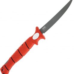 Bubba Blade 7" Tapered Flex Folding Knife, 1112554, Red TPR Handles