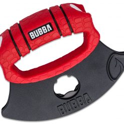 Bubba Blade Proteus Ulu Knife, 1989606, 5.75" Gray Blade, Red TPR Handle, Black Polymer Sheath -us-Kitchen Cutlery Sales 2022 BUB1989606 4 36776.1610982346