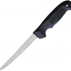 Case 342 6" Fillet Knife, Black Synthetic Zytel Handle, Ballistic Nylon Sheath