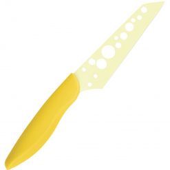Kershaw Pure Komachi 2 Series Cheese Knife AB5073, 4-1/2" Blade, Yellow Handle