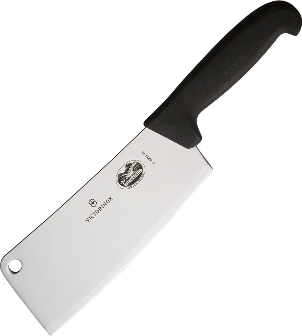 Forschner Cleaver, Restaurant, 7" x 2 1/2", 1 lb., Black Fibrox Handle 1 Forschner Cleaver, Restaurant, 7" x 2 1/2", 1 lb., Black Fibrox Handle