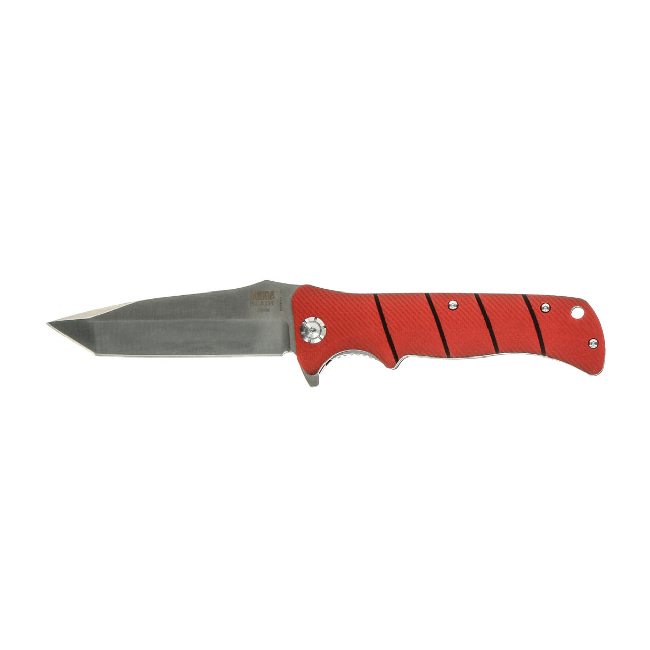 Bubba Sculpin Pocket Knife CLFK, 4" High Carbon SS Blade, Red G-20 Handle 1 Bubba Sculpin Pocket Knife CLFK, 4" High Carbon SS Blade, Red G-20 Handle