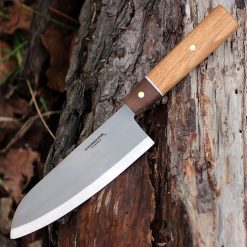 Condor Kondoru Santoku Knife CTK5000-6.5, 6.5 in. 1095 High Carbon Steel, Hickory & Walnut Handle