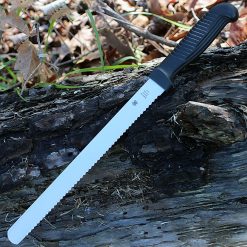 Spyderco K01SBK Bread Knife, 10.24 in Blade, Polypropylene Handles