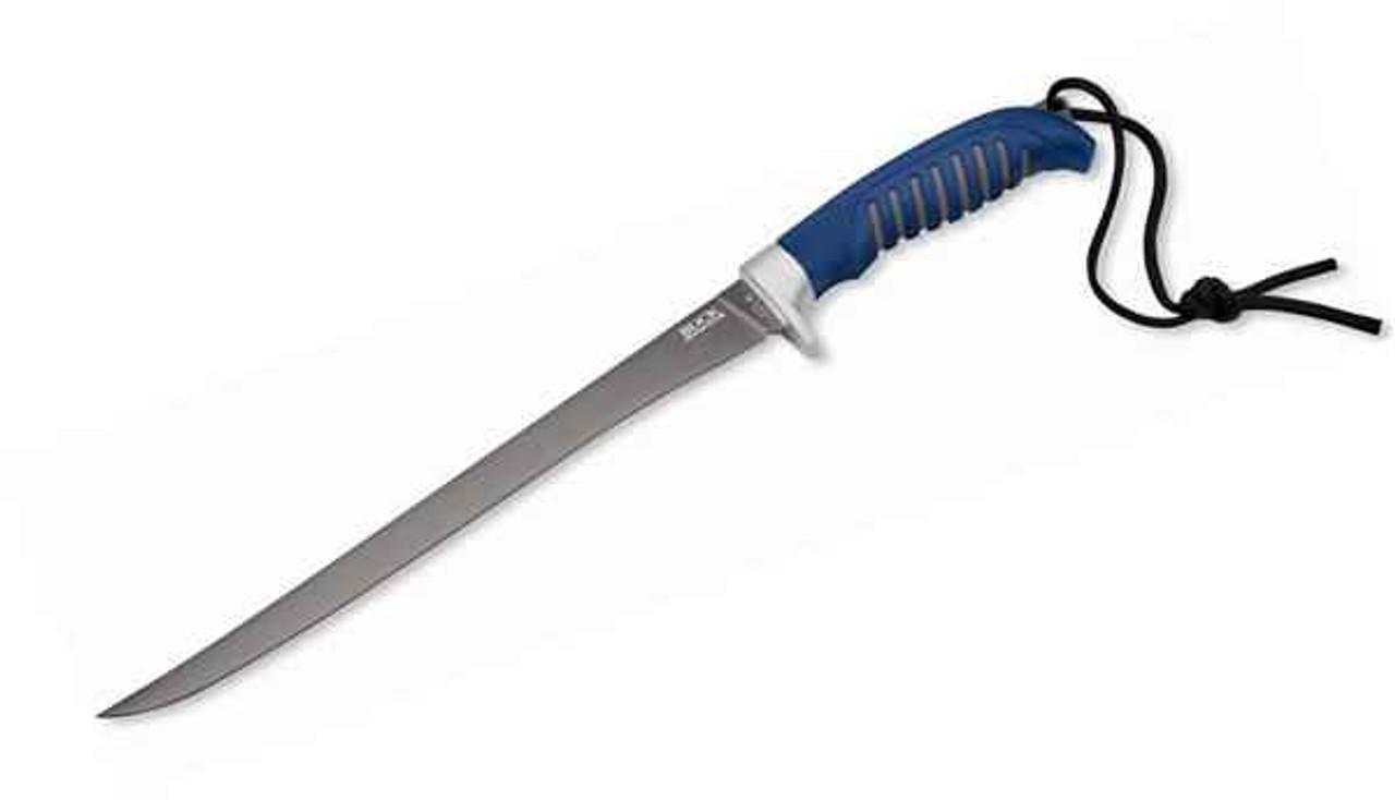 Buck 225BLS Silver Creek, 9" 420J2 Fillet Blade, Blue Rubber Handle 1 Buck 225BLS Silver Creek, 9" 420J2 Fillet Blade, Blue Rubber Handle