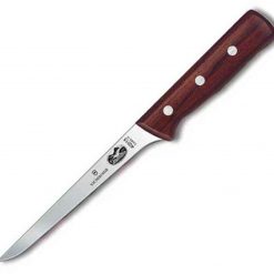 Forschner 6" Boning Straight, Narrow, Flexible Blade, Rosewood Handle