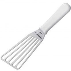 Forschner 3" x 6" Chef's Slotted Fish Turner, Polypropylene Handle