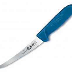 Forschner Boning, 6" Curved, Semi-stiff Blade, Blue Fibrox Handle