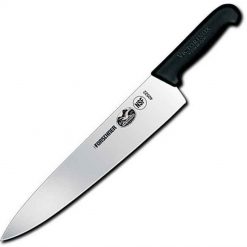 Forschner Chefs, 12" Blade, 2 1/4" at Black Fibrox Handle