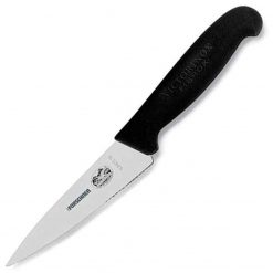 Forschner Mini Chefs, 5" Wavy, 1 1/4" at Black Fibrox Handle