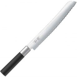 Kershaw 6723B Kai Shun Wasabi Bread Knife, 9" Daido 1K6 SS Blade, Bamboo-Powdered Polypropylene Handle