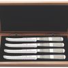 Case 2266 4-Piece Steak Knife Set, Natural Bone Handle