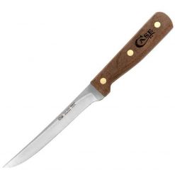 Case 6" Boning Knife, Solid Walnut Handle