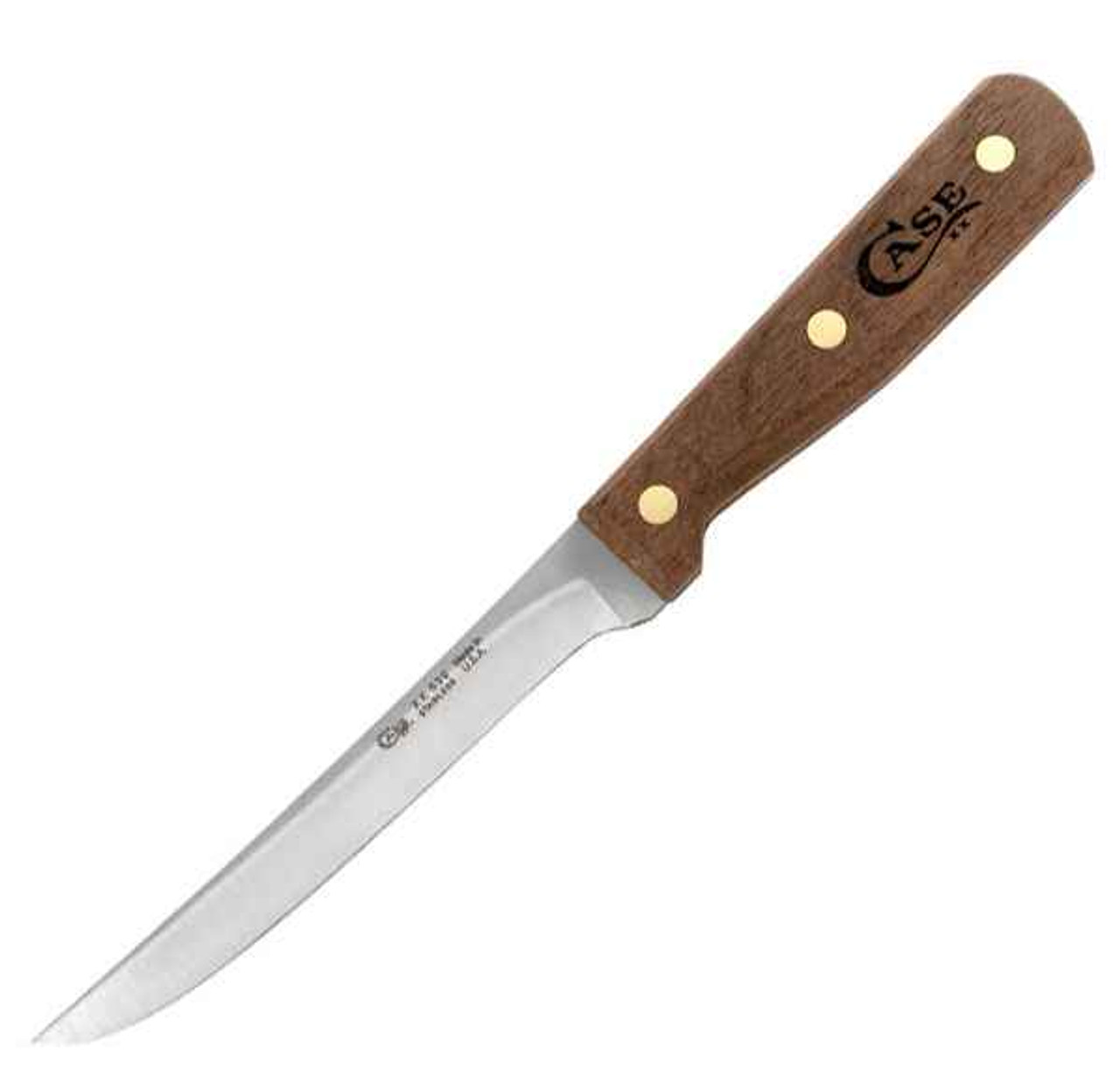 Case 6" Boning Knife, Solid Walnut Handle 1 Case 6" Boning Knife, Solid Walnut Handle