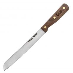 Case 8" Bread Knife, Solid Walnut Handle