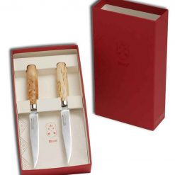 Mora Knives Steak Knife Gift Set, 2 Knives Included, Wooden Handle