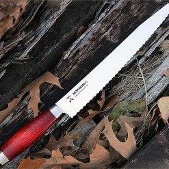 Mora Classic 1891, 10" Bread Knife, SS, Red Wooden Handle