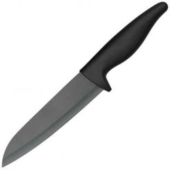 Timberline Cape Cod Ceramic, Santoku Knife. 6" Black Ceramic Blade