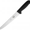 Forschner Flank and Shoulder, 8" Stiff, Black Fibrox Handle