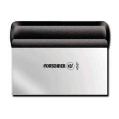 Forschner 3" x 6" Block Scraper, Black Polypropylene Handle