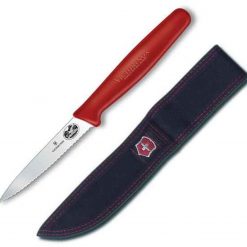 Forschner 3 1/4" Serrated Paring Knife w/ Clip Pouch