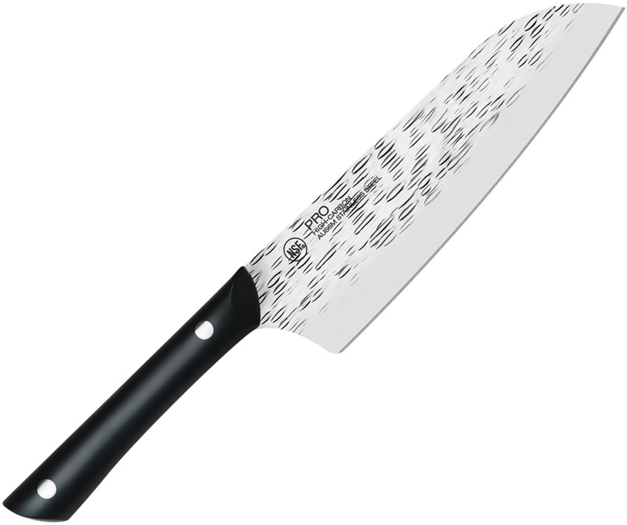 Kershaw Kai Pro Santoku HT7064, 7" AUS6M Steel Hammered Blade 1 Kershaw Kai Pro Santoku HT7064, 7" AUS6M Steel Hammered Blade