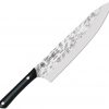 Kershaw Kai Pro Chef's Knife HT7078 , 10" AUS6M Steel Hammered Blade