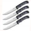 Outdoor Edge Wildgame, STK-4C, Black 4 Piece Steak Knife Set