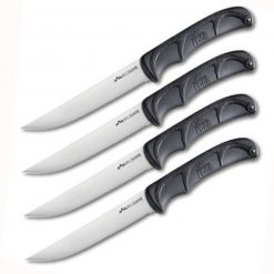 Outdoor Edge Wildgame, STK-4C, Black 4 Piece Steak Knife Set