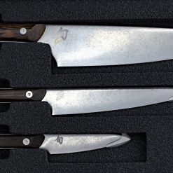 Shun Kanso 3pc Starter Set, Paring 3.5" , Utility 6" and Chef's 8"