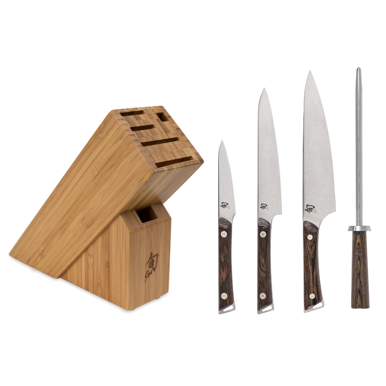 Shun Kanso 5PC Starter Block Set - (High Carbon AUS10A) SWTS0500 1 Shun Kanso 5PC Starter Block Set - (High Carbon AUS10A) SWTS0500