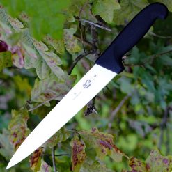 Forschner Chef's Slicer, 10" Semi-flexible, Pointed, 1 18" at Black Fibrox Handle