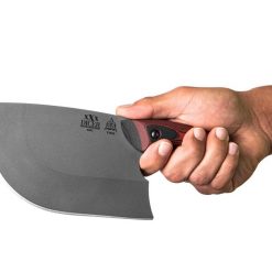 TOPS XXX Dicer DCRX-01, 7" 440C Tumble Finish Plain Blade, Red/Black G-10 Handle -us-Kitchen Cutlery Sales 2022 xxxdicer 6 60913.1584714751